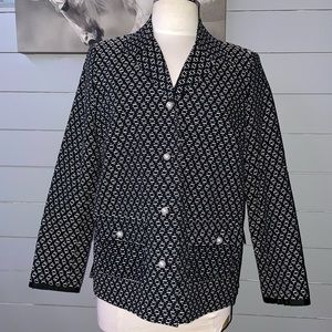 RQT BLAZER Jacket With Pearl Buttons size Medium